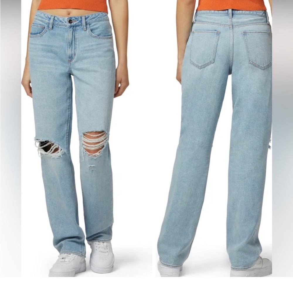 Favorite Daughter The Tommy Boyfriend Mid Rise Distress Jeans Sz 28